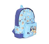 Bluey Offizieller Bingo-Kinderrucksack, Kinderrucksack, Schultasche, Rucksack, Blau