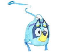 BlueY Rucksack Kinder, Kita Kindergartenrucksack Mädchen Jungs Backpack mit Kinderleine Laufleine (Blau)