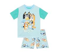 BlueY Schlafanzug | Bingo Pyjama Jungen Kurz | Schlafanzüge Für Jungen | Blau 128