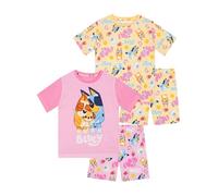 BlueY Schlafanzug | Mädchen Pyjama Bingo | 2er-Pack Kinderschlafanzug | Rosa 122