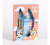 Bluey Schreibwaren-Set für Jungen und Mädchen. Originelles Design und lustige Farben | Bluey Schulset, ideal als Geschenk zum Schulanfang, offiziell lizenziert und mit einzigartigem Design