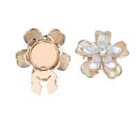 Blumen-Manschettenknöpfe | eleganter Schmuck zum Anklippen | Perlen-Blumen-Ärmelknopf - für Frauen, Business, Hochzeit, Geburtstag, Party, , Kleidung, Beziehen Sie sich auf die Beschreibung