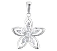 Amor Anhänger 2023215 – Blume Motivanhänger, 925 Sterling Silber, Zirkonia synth., Damen