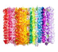 Blumenketten Lei Halskette Luau Party Strand 36 Stück Hawaii 36