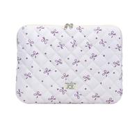 Blumenlaptop -Hülsenbeutel Notebook -Hülle Cover Pad Tablet Schockdes Beutel (lila m) (lila m)