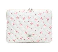 Blumenlaptop -Hülsenbeutel Notebook -Hülle Cover Pad Tablet Schockdicht (Pink L) (Pink L)