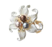 Blumenmanschettenknöpfe,Edles Hemdenzubehör,Französische Manschettenknöpfe - für Hochzeit, Feste, formelle Anlässe, Pendeln, Alltag, Damen und Herren