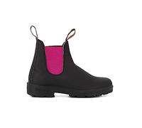 Blundstone 2208 Klassischer Chelsea-Stiefel aus schwarzem Fuchsia-Leder für Damen, 35.5 EU