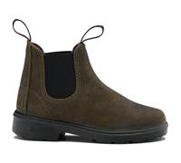 Blundstone - Kid's #2496 Waxed Suede - Freizeitstiefel, Gr. 30.5, schwarz (DarkGreen)