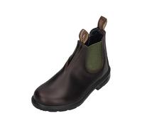 Blundstone - Kid's #2394 Brown Leather With Olive Elastic - Freizeitstiefel, Gr. 33, grau (Brown)