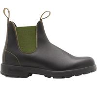 Blundstone Stiefel - Leather Boots With Contrasting Olive Green Elastic - Gr. 45 (EU) - in Braun - für Damen