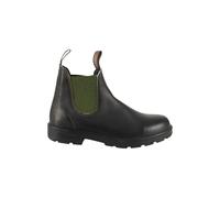 Blundstone Stiefel - Leather Boots With Contrasting Olive Green Elastic - Gr. 8 - in Braun - für Damen