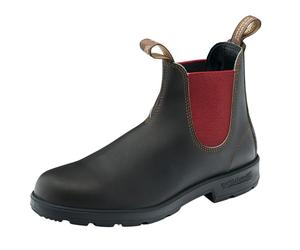 Blundstone Unisex-Erwachsene Original 500 Chelsea-Stiefel, Stout Brown/Crimson, 5 US Men / 7 US Women / 4 AU