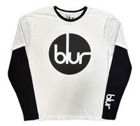 Blur Circle Logo Band Logo Layered Long Sleeve T Shirt S