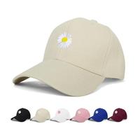 BLURBE Damen-Baseballkappe - Gänseblümchen, verstellbare, lässig, Sommer, Outdoor, Sport, Vater, Schirmmütze, UK