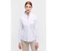 ETERNA Regular Fit Bluse Langarm Kelchkragen Punkte weiÃ Größe 48