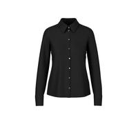 Marc Cain Collections - Hemdbluse aus Baumwollstretch black - Gr. - 36