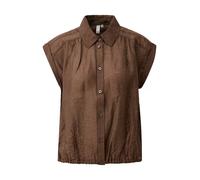 Leicht transparente Viskosemixbluse 36 braun 2181179.8922.36