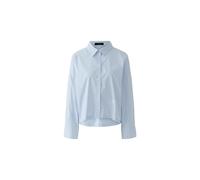 Oui - Bluse lt blue white - Gr. - 38
