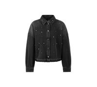 Marc Cain Sports - Jeanshemd mit Schmucksteinen black new - Gr. - 38