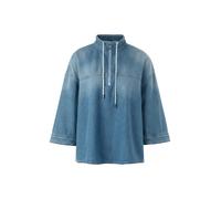 Marc Cain Sports - Sportive Jeansbluse mit Stehkragen blue denim - Gr. - 40