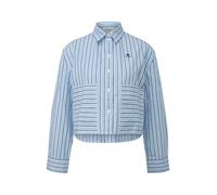 Verkürzte Popeline-Bluse im Relaxed Fit 40 blau 2174590.51G7.40