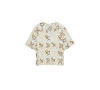 Gecrêpte Bluse aus Viskosemix 40 braun 2179151.89A4.40