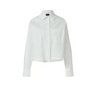 Verkürzte Hemdbluse aus Popeline 48 weiß 2175063.0100.48