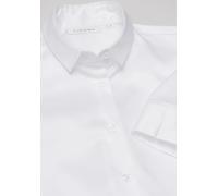 ETERNA Regular Bluse Halbarm Hemdkragen Blickdicht weiß