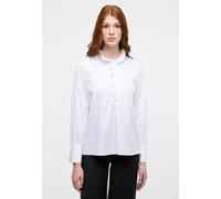 Eterna - Signature Shirt Bluse Popeline Langarm weiß, 42/Langarm