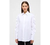 ETERNA - Signature Shirt Bluse Popeline Langarm weiß - Gr. - 36/Langarm