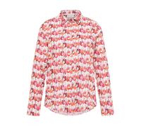ETERNA - Bluse Satingewebe Langarm rot, 44/Langarm