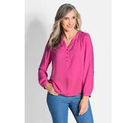 Bluse aus reiner Viskose pink 42