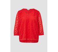 Bluse aus Struktur-Chiffon im Relaxed Fit 48 rot 2168005.3090.48