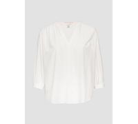 Bluse aus Viskose mit Smok-Detail 46 creme 2168404.0200.46