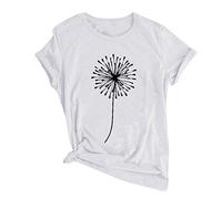 Bluse Damen Elegant, 2023 T-Shirt O-Ausschnitt Bluse für Frauen lässige Damenbluse Pullover Elegant Grosse Grössen Bluse Damenbluse Lange Sommerbluse Sexy Bunt Tunika Oberteil
