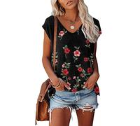 Bluse Damen Elegant ärmellose t-Shirt Crop Tops Shirt Weiß Oberteile Frauen Schwarz Kleidung Frau Grau Sommer Shirts Top Damen V-Ausschnitte Tshirt Casual Klamotten Teenager Mädchen