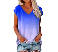 Bluse Damen Elegant ärmellose t-Shirt Crop Tops Shirt Weiß Oberteile Frauen Schwarz Kleidung Sommer Shirts Top Damen V-Ausschnitte Tshirt Casual Rundhals Klamotten Teenager Mädchen
