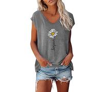 Bluse Damen Elegant ärmellose t-Shirt Crop Tops Shirt Weiß Oberteile V-Ausschnitte Tshirt Casual Frauen Schwarz Kleidung Frau Grau Sommer Shirts Top Rundhals Klamotten Teenager Mädchen
