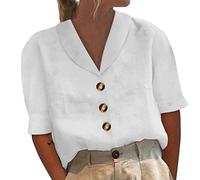 Bluse Damen Elegant Kurzarm T-Shirt Oberteile,Tunika Gelb,Crop Bluse Weiß,Einfarbige T Shirts,Tunika Chiffon,Rote Damenbluse,Weiße Bluse Mit Rüschen,Longbluse Schwarz Damen