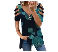Bluse Damen Pullover Casual Blumen Langarmshirt Rundkragen Oberteile Elegant Shirt Tunika Bluse Top Oversize Tshirt Sommerblusen Damen Leicht Elegant Bauchfreies Oberteil Mädchen Strandtunika