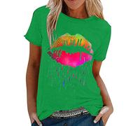 Bluse Damen Tshirt Sommer Kurzarm Shirts Casual V-Ausschnitt Tunic Basic Tops Bluse Oberteile Tshirt Bedrucken Lassen Longbluse Damen Sommer Tops Gym Kleidung Damen