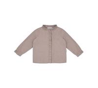 Bluse Flanell mit Rüschendetails dusty rose, 86/92 | leevje