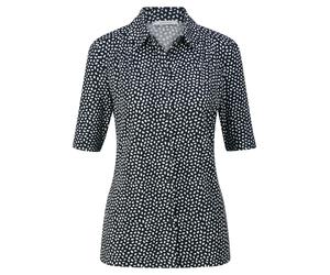Bluse Hemdkragen Peter Hahn blau 38