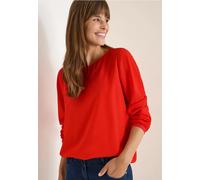 Langarmbluse CECIL, Damen, Gr. M (40), pumkin orange, Stoff, 100% Viskose, unifarben, normal normal, Rundhals, Bündchen, Blusen, aus softer Viskose (44180552-M) pumkin orange