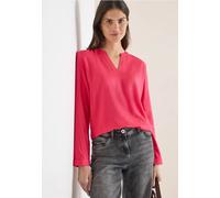 Bluse in Unifarbe