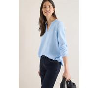 Bluse in Unifarbe