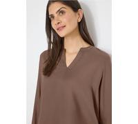 Bluse in Unifarbe