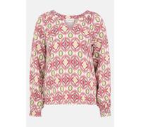 Cartoon Damen 8889/7192 Bluse, Yellow/Rosé, 42