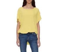 Oversize-Bluse aus Viskose 36 gelb